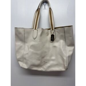 Coach F58660 Soft‎ Chalk Pebble Leather Derby Tote $298 MSRP #12